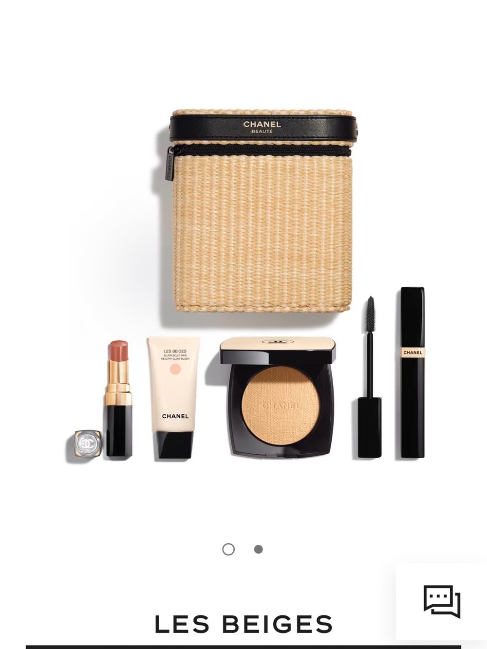 CHANEL Les Beiges Makeup Set — Beige & Black Sold out in stores